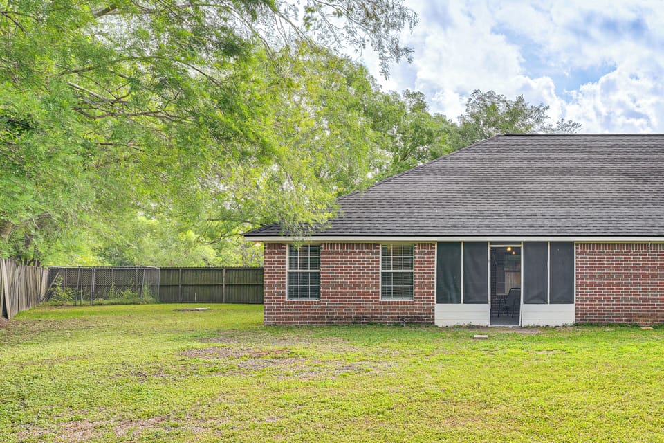 Screened Porch | Fenced Backyard