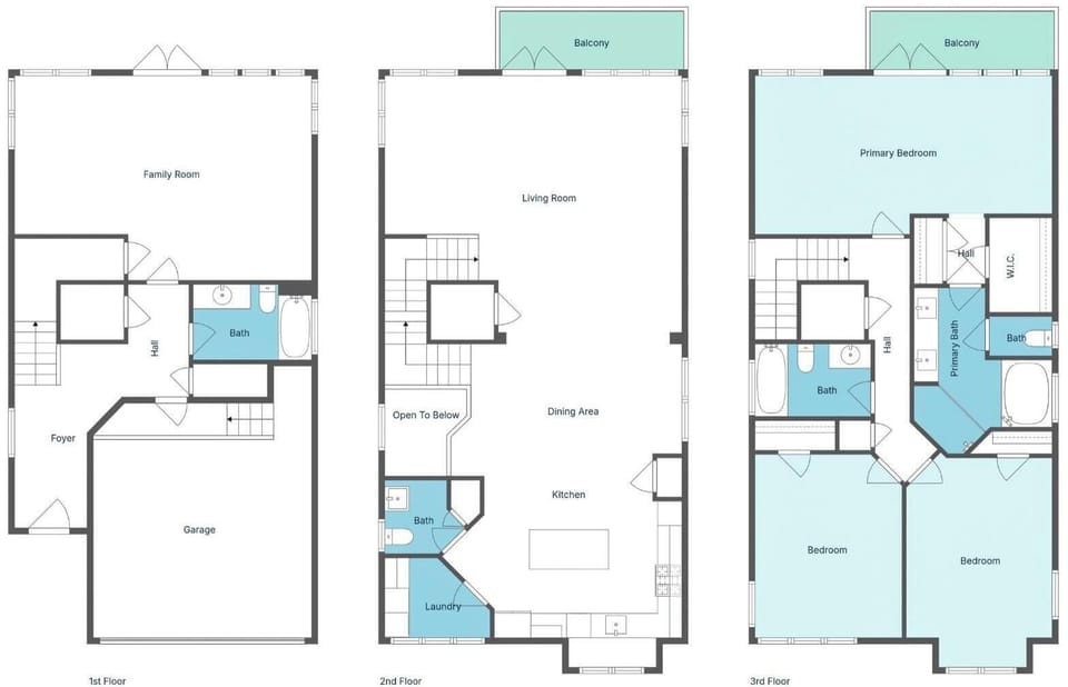 House, Multiple Beds, Patio, Garden View (Salt + Sunshine Beach House) | Floor plan