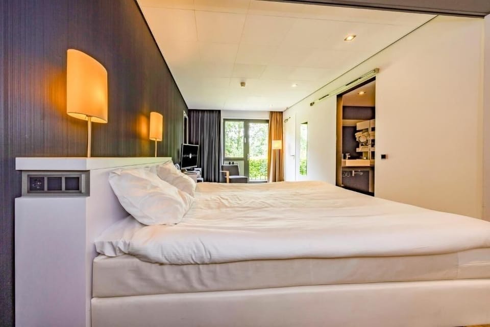 Stretch out on fluffy pillows for a truly restful night.