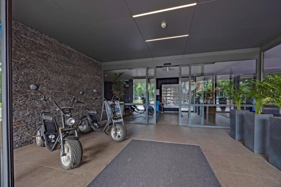 Step inside smoothly with a spacious, modern covered entrance.