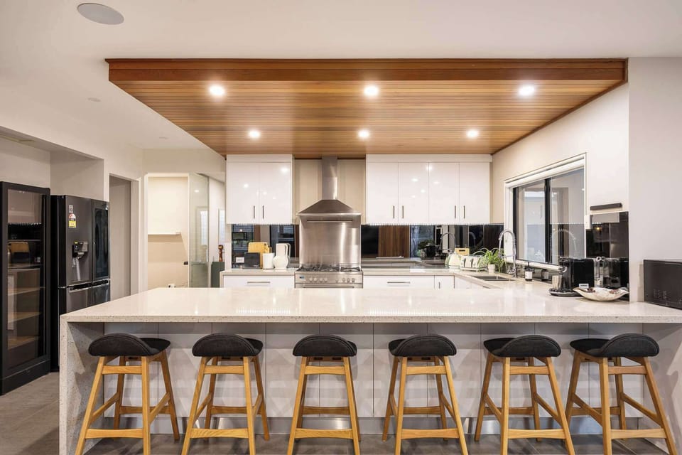 Kitchen View with breakfast bar