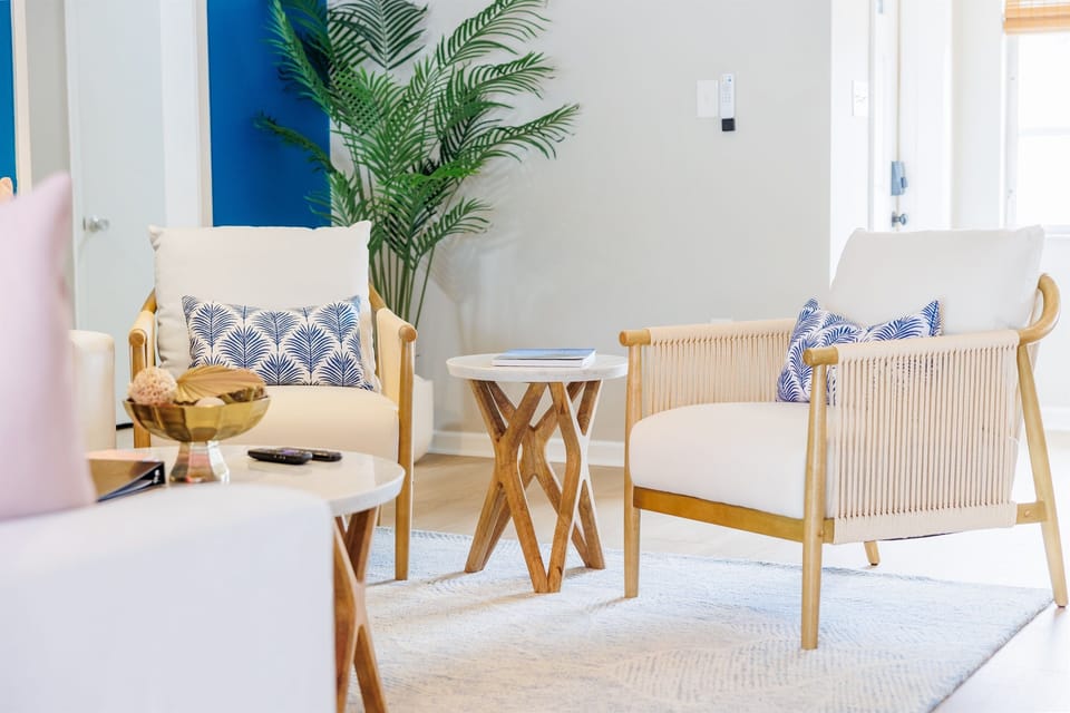 Settle into these comfortable chairs for morning coffee, good conversation, or a peaceful moment to unwind after a day of adventure.