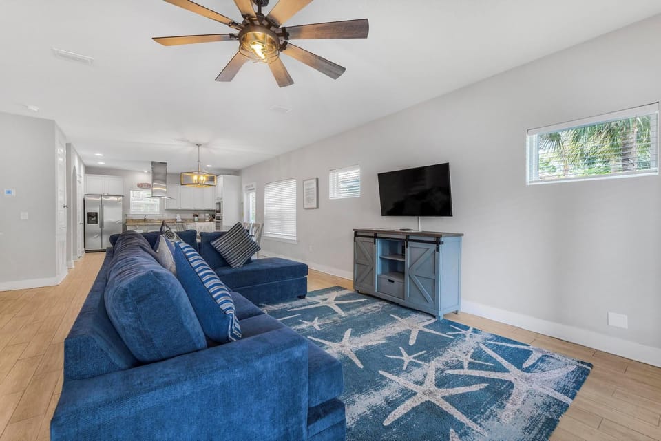 Relax with a movie in the living room
