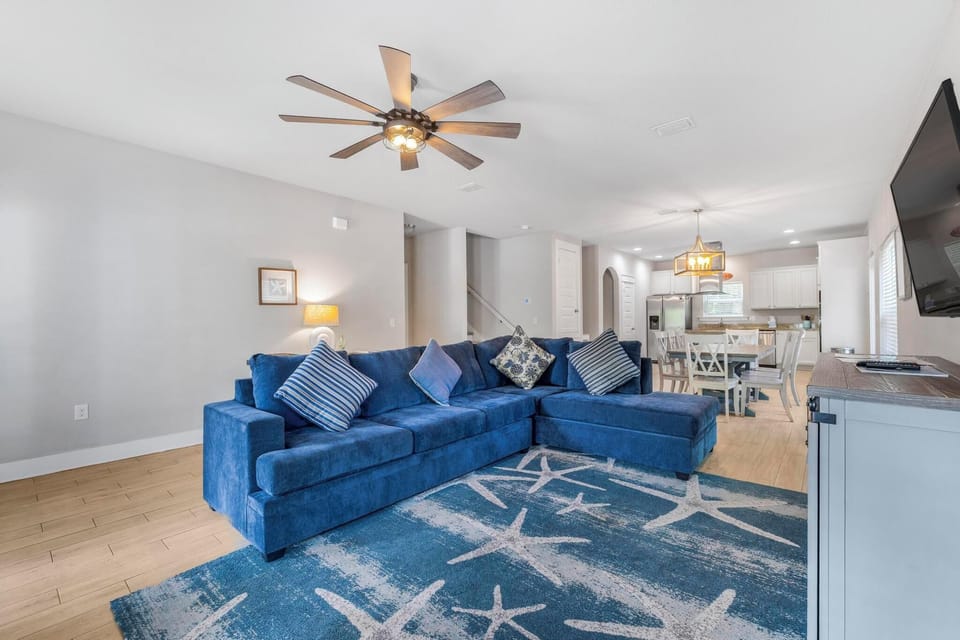 Living room with sleeper sofa