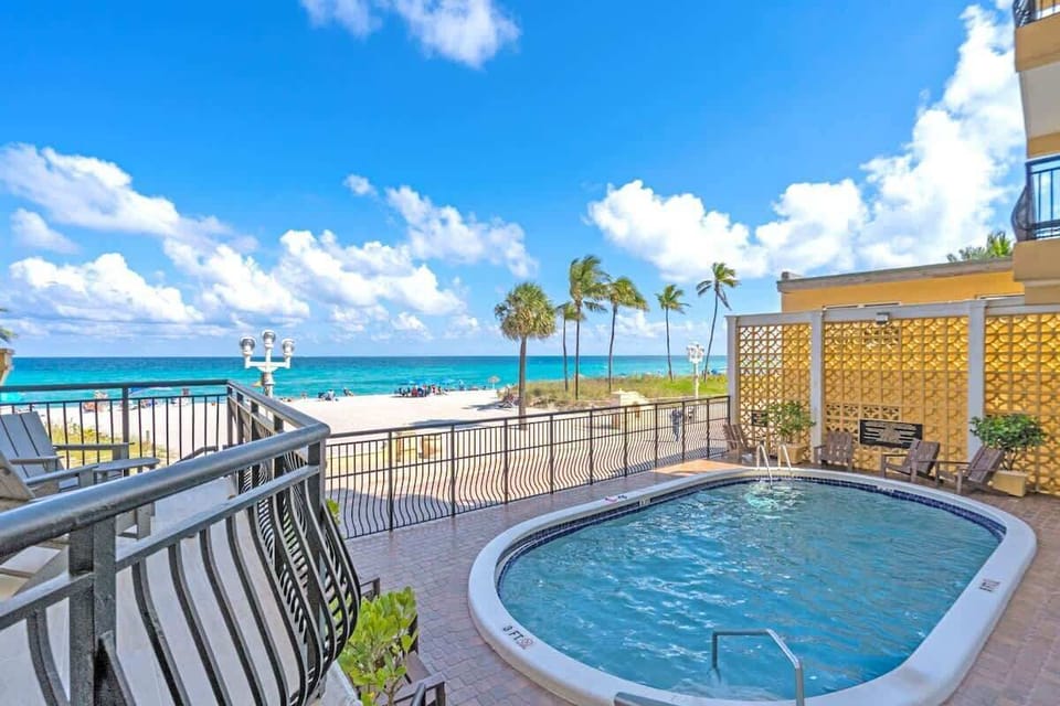 Swim, sunbathe, and stroll the beach—all just steps away! This beachfront rental features a private pool, ocean views, and tropical vibes for your perfect vacation escape.