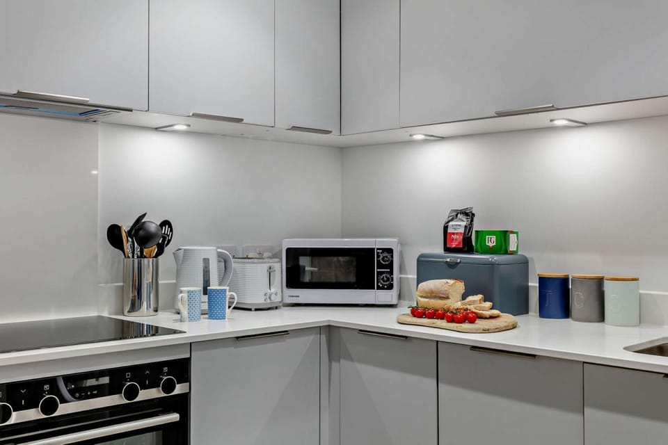 The kitchen at Pearl, Devon