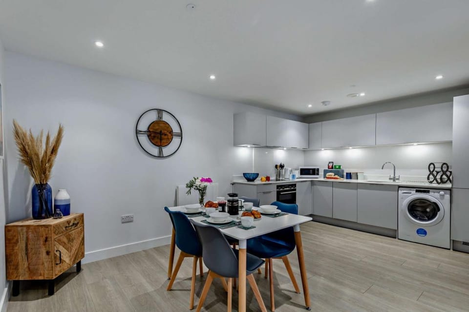 The dining kitchen at Pearl, Devon