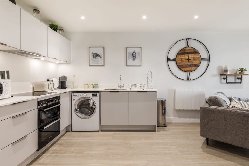 The kitchen at Palmshore, Devon