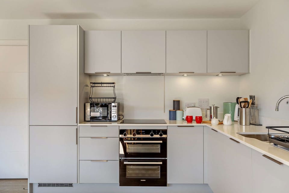 The kitchen at Coral, Devon