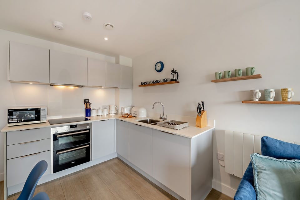 The kitchen at Whitehaven, Devon