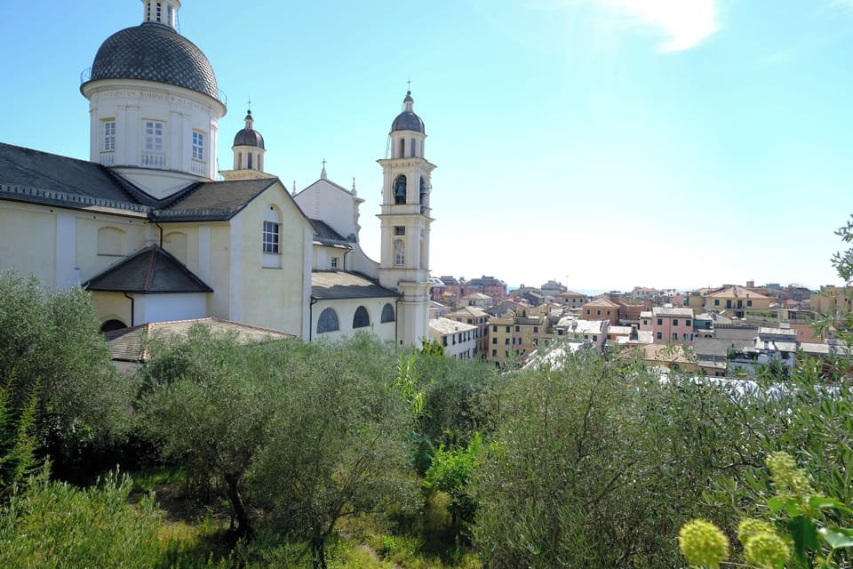 View of Lavagna with the Church of St. Stephen in the foreground