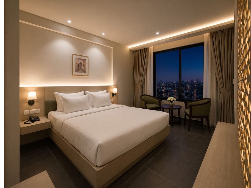 Superior Double Room, City View | Desk, free WiFi
