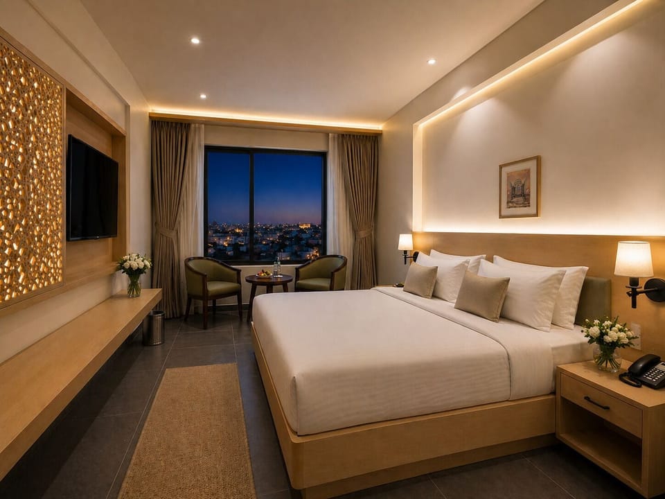 Superior Double Room, City View | Desk, free WiFi