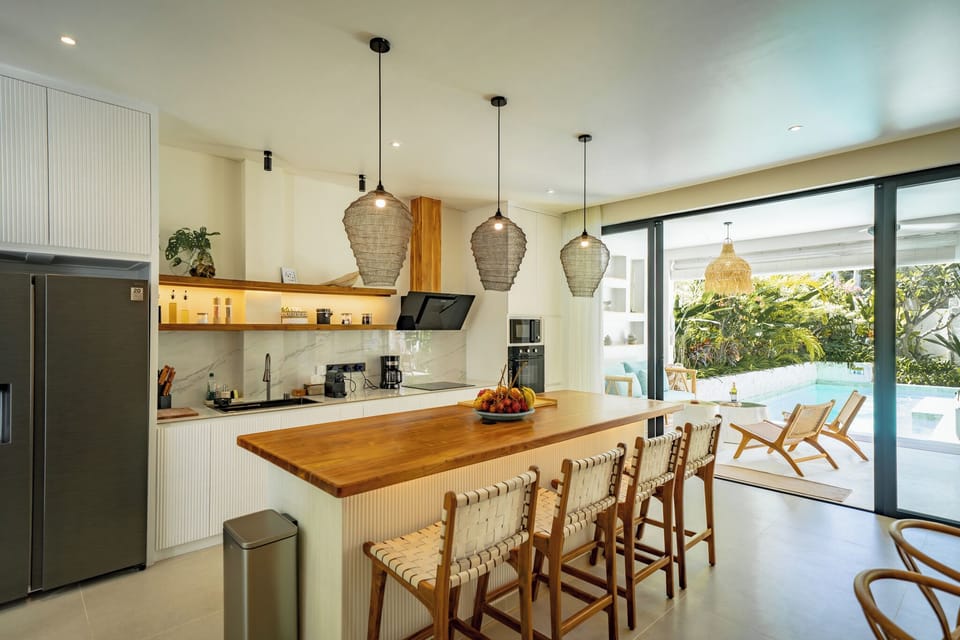 Villa, 3 Bedrooms, Private Pool, Pool View | Private kitchen | Coffee/tea maker