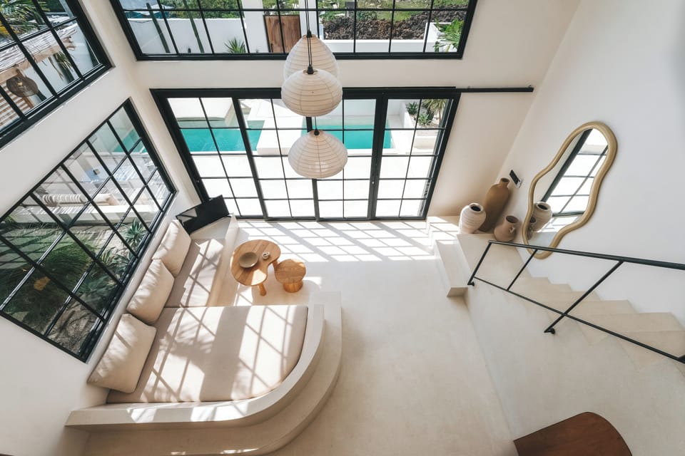 Romantic Villa, Pool View | Living area | 32-inch TV with digital channels