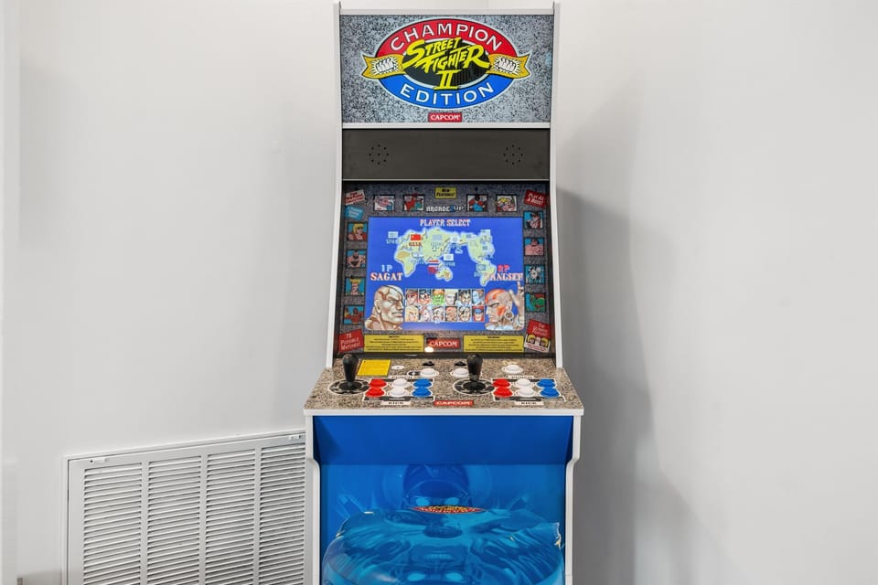 Classic arcade machine adds the perfect touch of entertainment for guests of all ages
