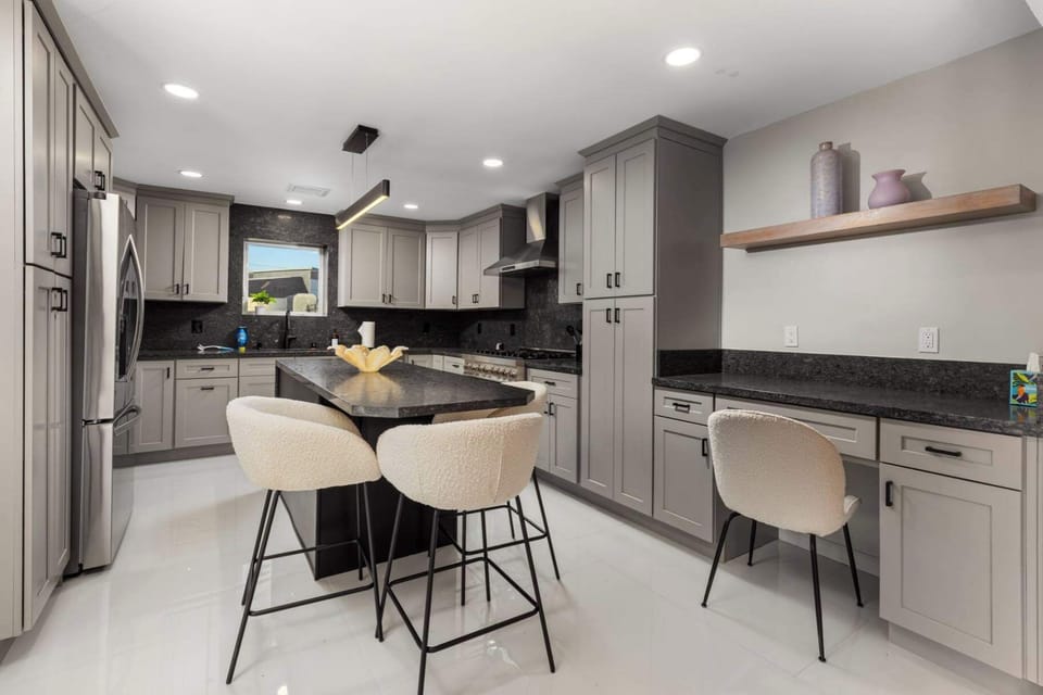 Clean, stylish kitchen with everything you need