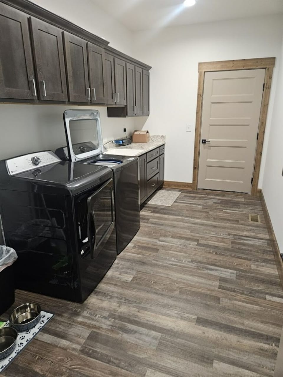 Landry room.