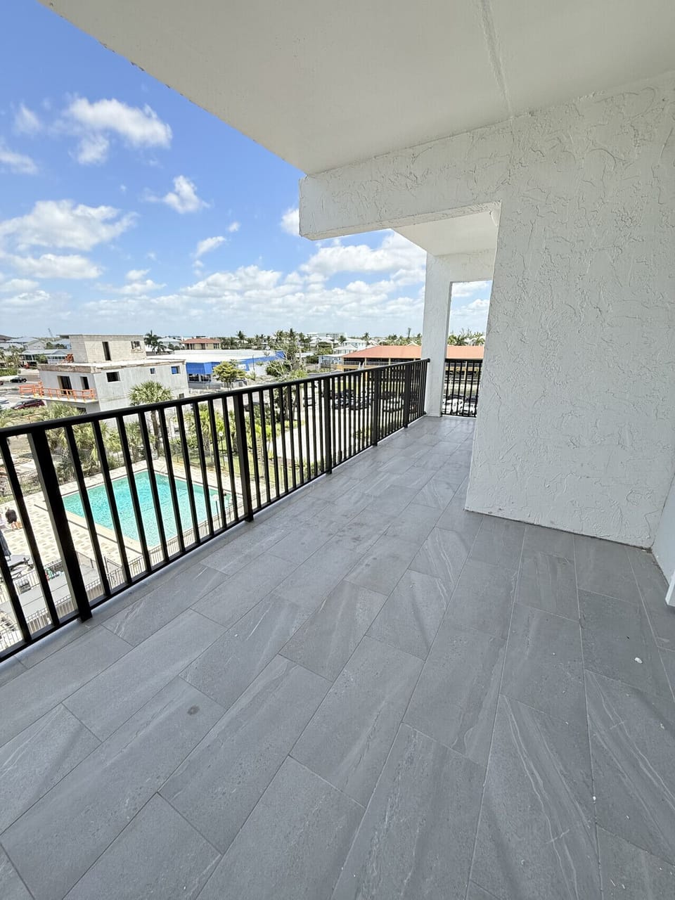 Large lanai will be outfitted with comfortable patio seating