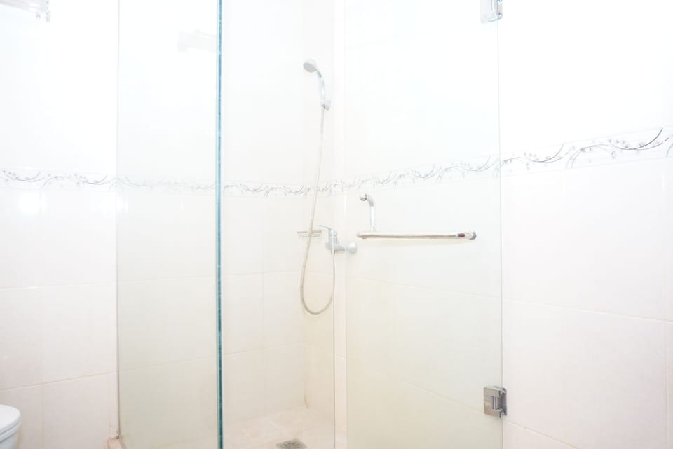 Suite | Bathroom | Shower, free toiletries, towels, soap
