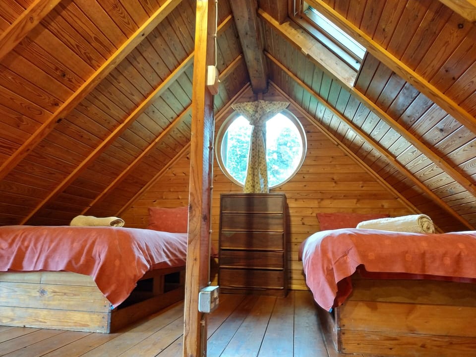Superior Cabin, Shared Bathroom ((for five)) | WiFi, bed sheets