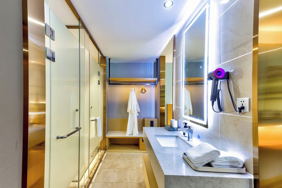 Superior Room, City View | Bathroom | Shower, free toiletries, hair dryer, bidet