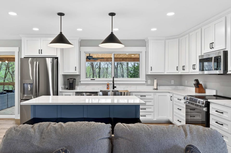 Kitchen: A beautifully styled kitchen designed for effortless cooking and gathering.