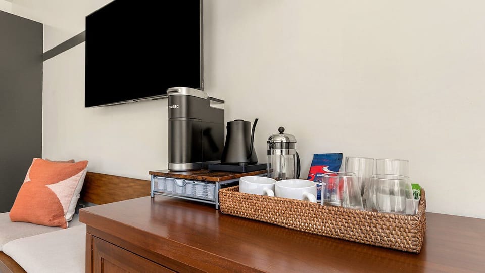 Pour a fresh brew with curated mugs, glasses, and essentials ready.