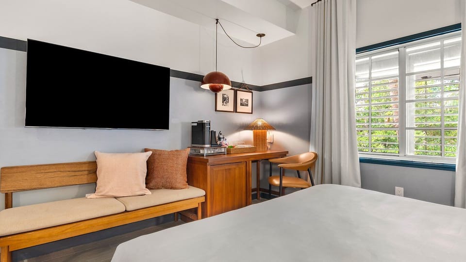 Lounge in bed and stream favorites on the big TV.
