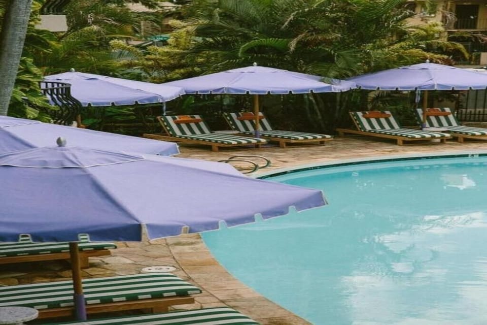 Relax beside the water with plentiful shaded seating