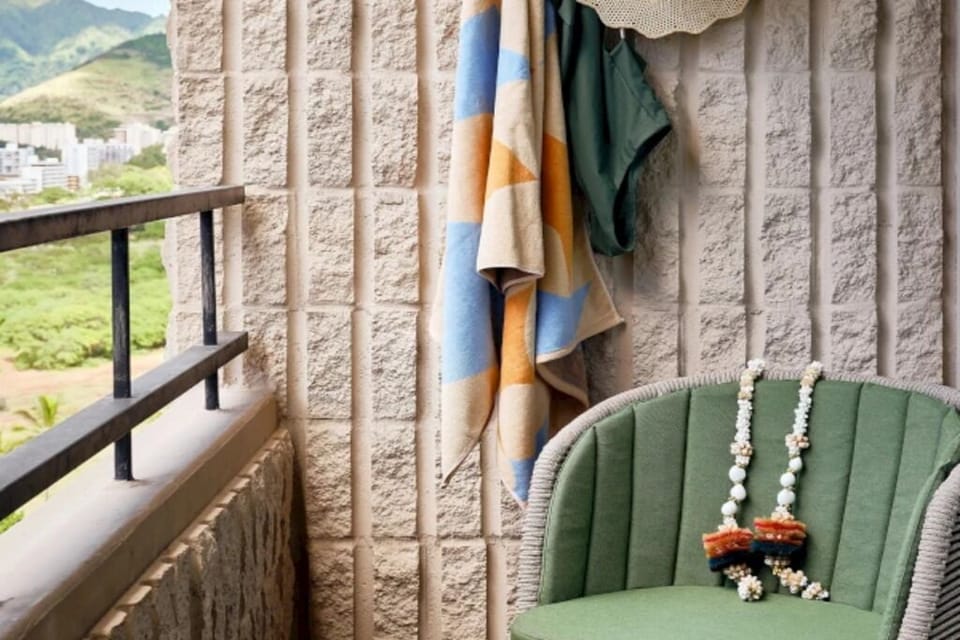 Lounge outside with mountain air and a peaceful outlook.