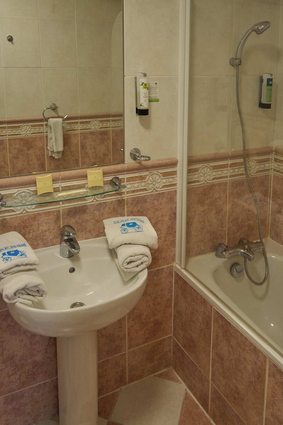 Superior Double Room | Bathroom | Hair dryer, towels, soap, shampoo