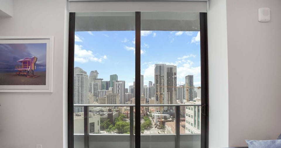 Relax with stunning city views right from the comfort of your living room.
