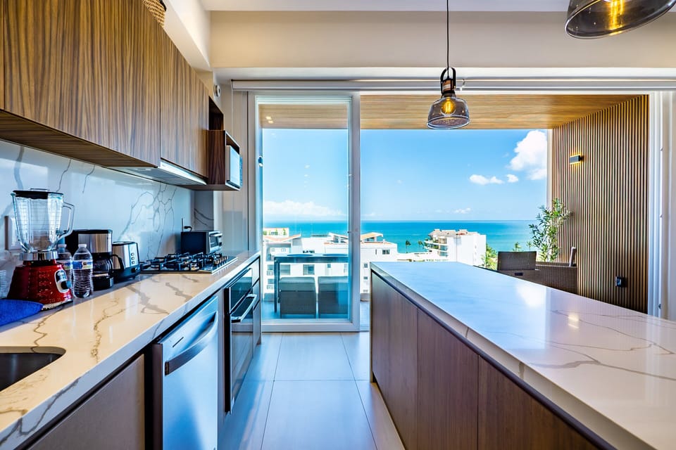 Condo, Multiple Beds, Hot Tub, Ocean View (Casa Cloud-9 at Maralma) | Private kitchen