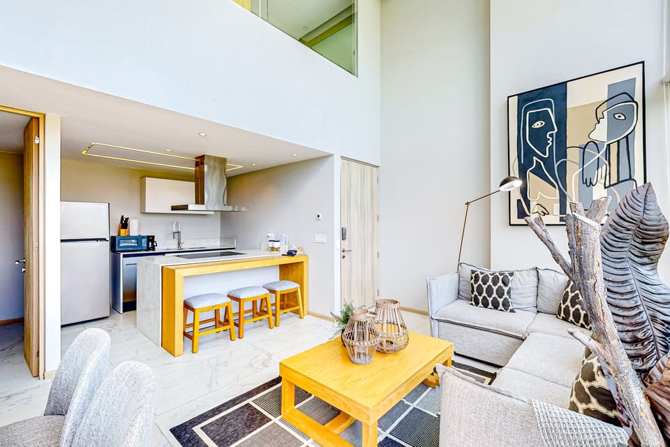 Condo, Multiple Beds, Balcony, Pool View (Artist's Retreat at Marítima Golf 2H) | Living area