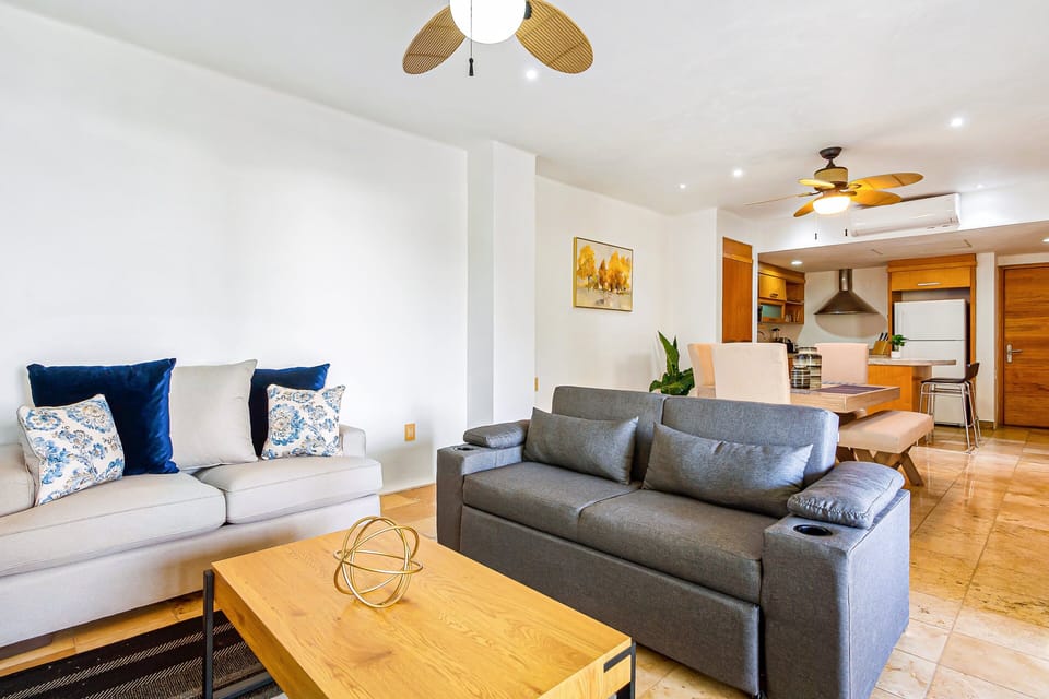 Condo, 1 King Bed with Sofa bed, Pool Access, Partial Ocean View (Nitta Condo # 207) | Living area
