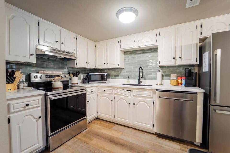 Kitchen with updated appliances 