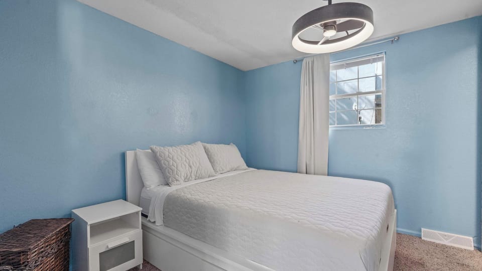 Bedroom 1 with queen bed and ensuite
