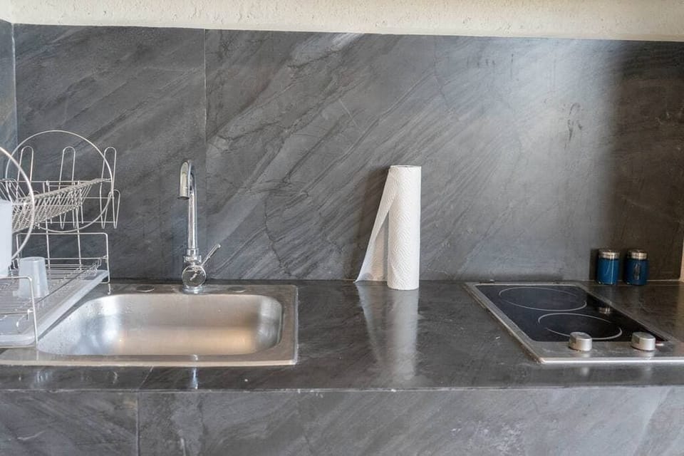 Kitchenette with refrigerator