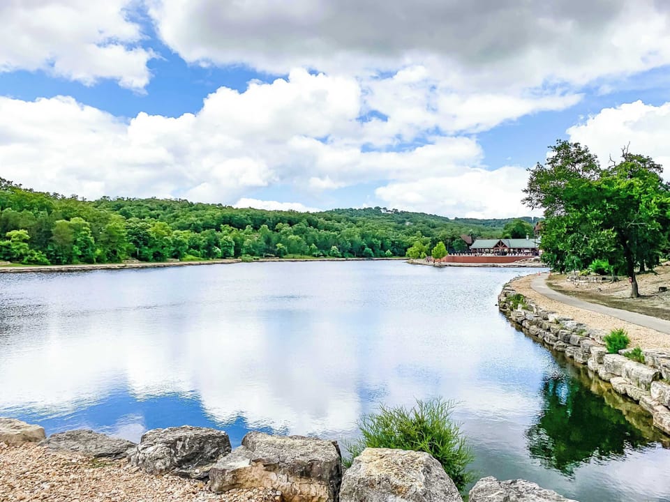 Forest Lake is a beautiful, small catch-and-release fishing lake down the street!