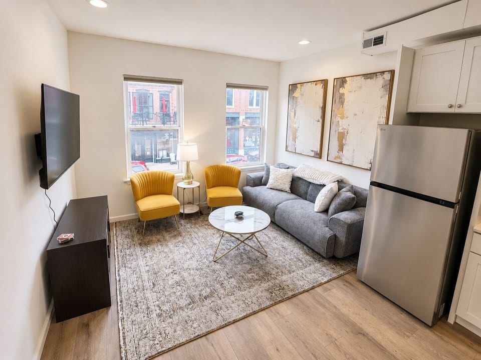 Living Room and Kitchen