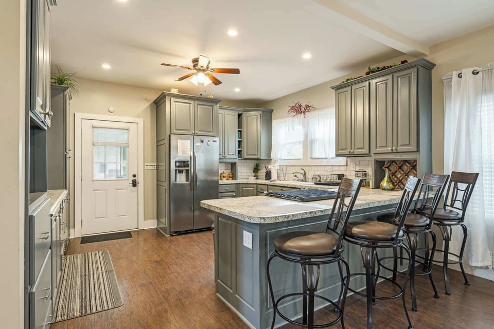 Fully Equipped Kitchen | Gather, Prep, and Enjoy Casual Meals at the Breakfast Bar