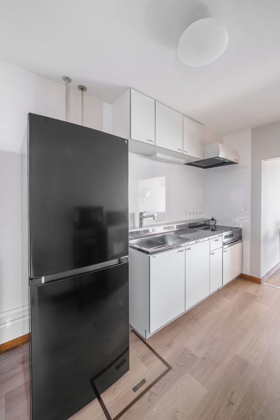 Apartment | Private kitchen | Fridge, microwave, stovetop, rice cooker