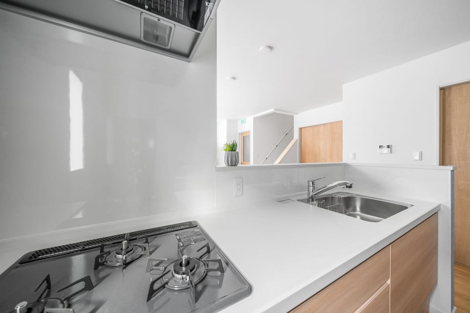 Apartment | Private kitchen | Fridge, microwave, stovetop, rice cooker