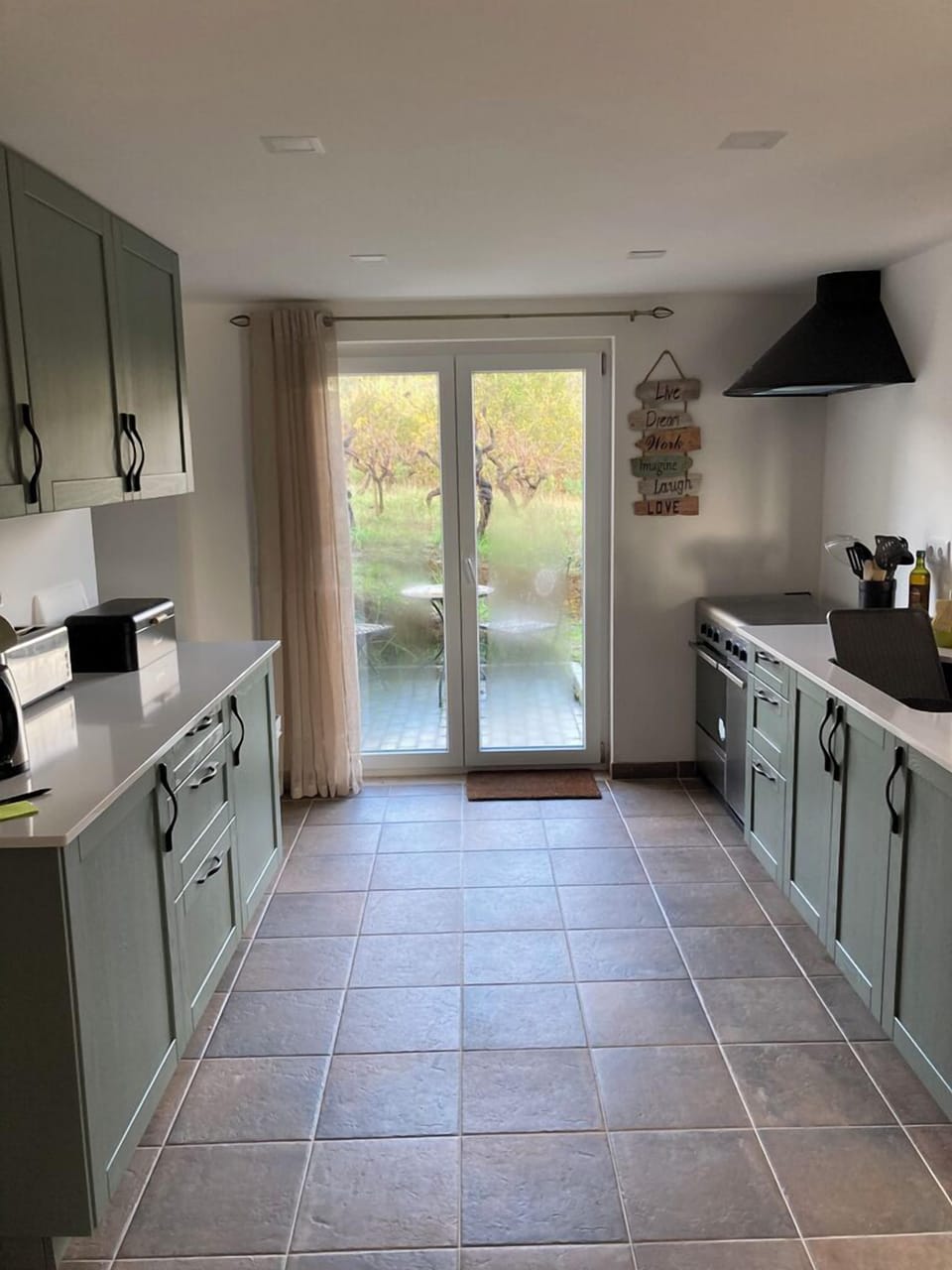 Kitchen and back door