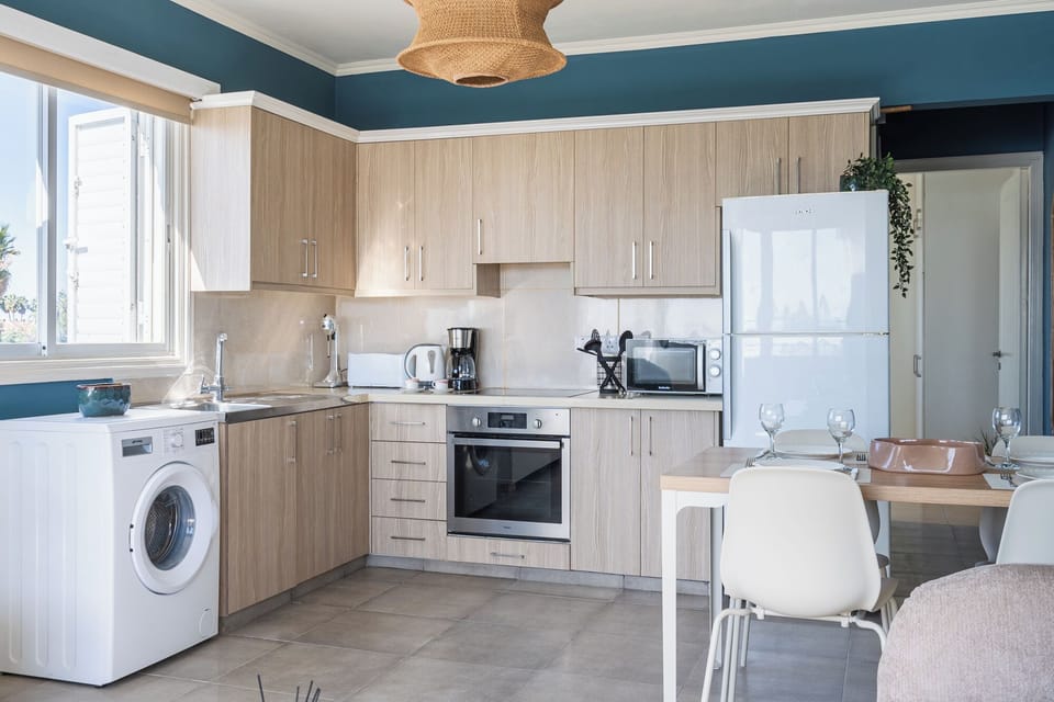 Apartment, 1 Double Bed with Sofa bed, Kitchen, City View | Private kitchen | Full-size fridge, microwave, oven, stovetop