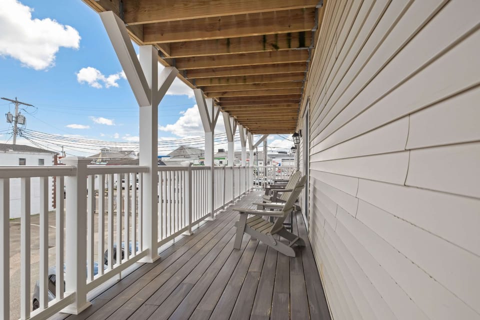 You'll have access to a deck right outside the sliding door to your unit. Please note, this space is shared, though you do have chairs specific to your unit.