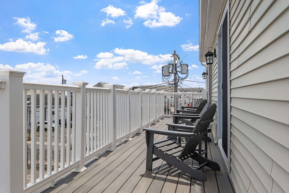 You'll have access to a deck right outside the sliding door to your unit. Please note, this space is shared, though you do have chairs specific to your unit.