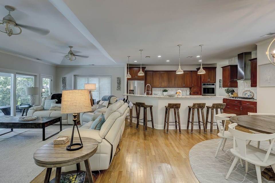 Kitchen and Living Room