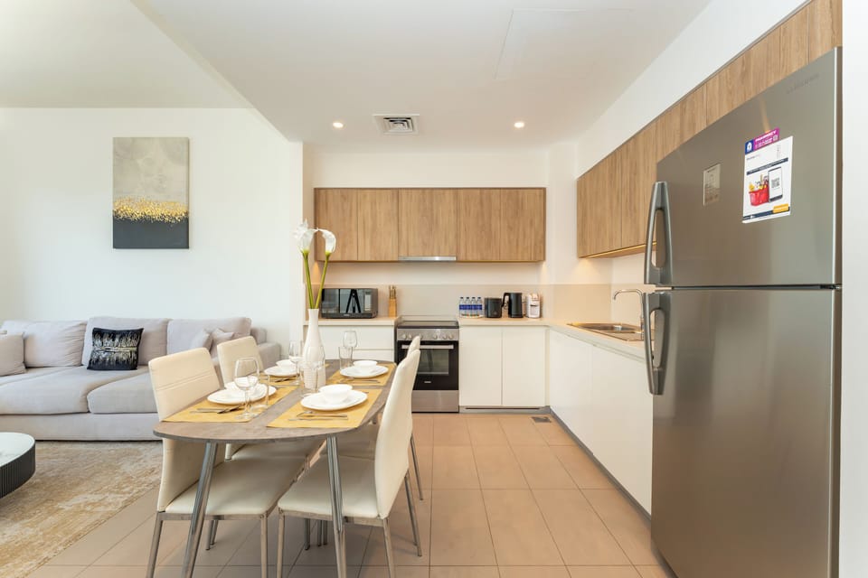 Exclusive Apartment, Non Smoking, Park View | Private kitchen | Full-size fridge, microwave, oven, stovetop